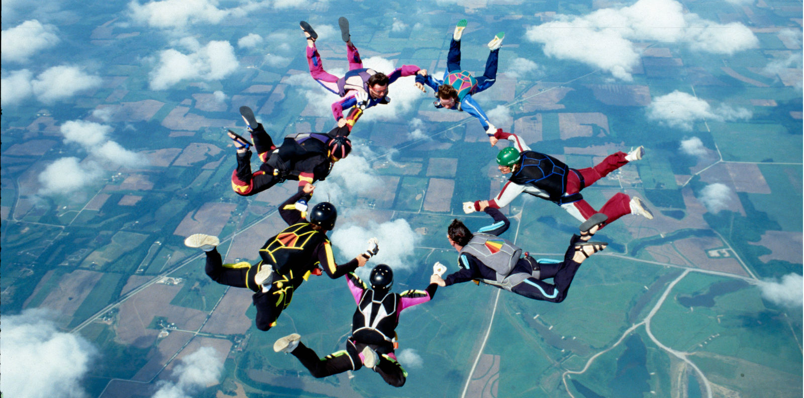 Skydiving, safer than everyday life
